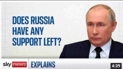 Ukraine war: Does Russia have any support left?