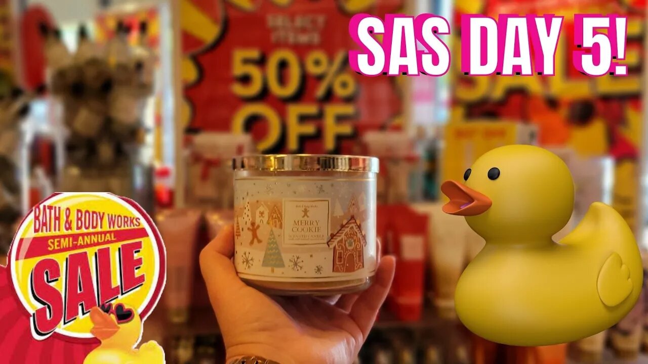 SAS DAY 5! | BATH & BODYWORKS | FAV CHRISTMAS CANDLES ADDED! | ELK GROVE, CA | #BATHANDBODY #CANDLES