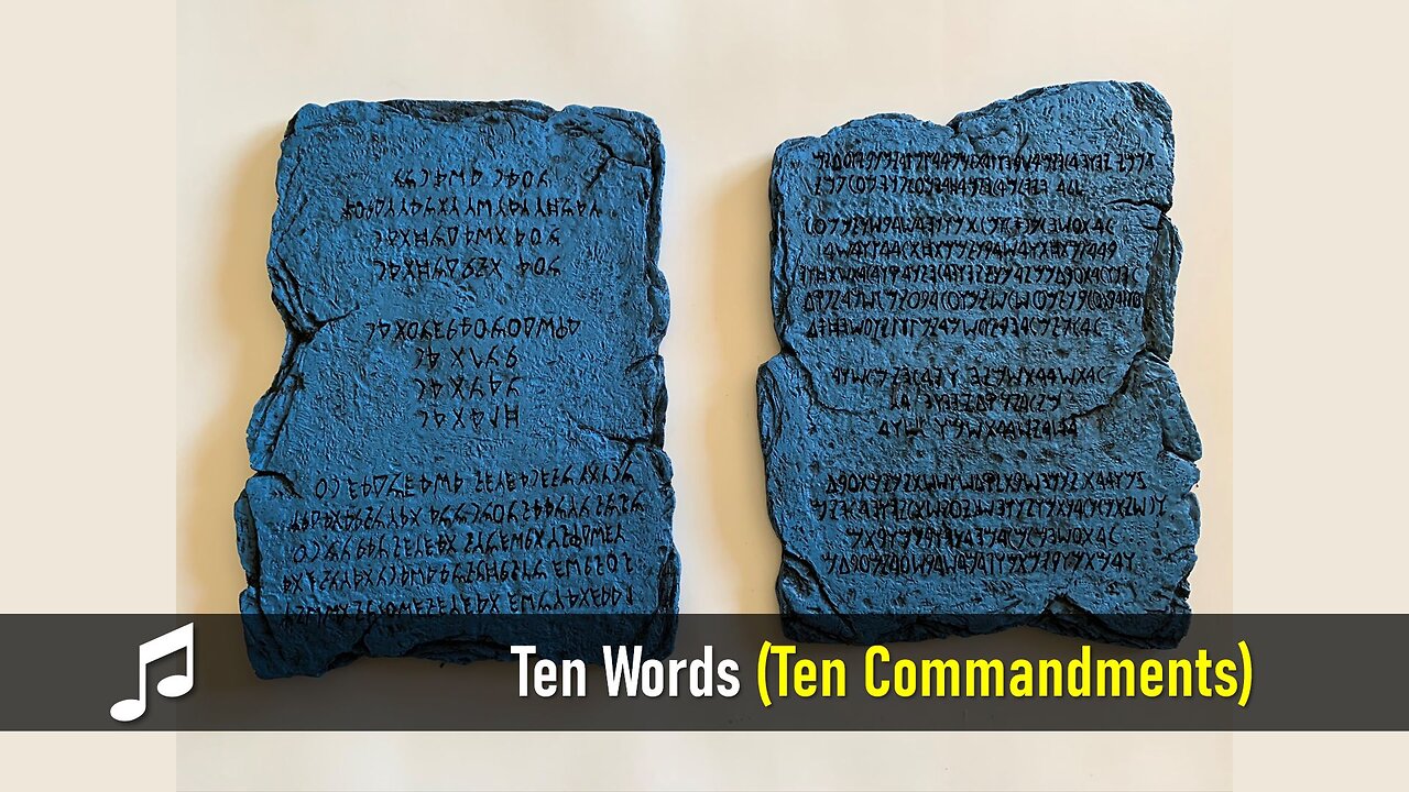 Ten Words (Ten Commandments) Music Video