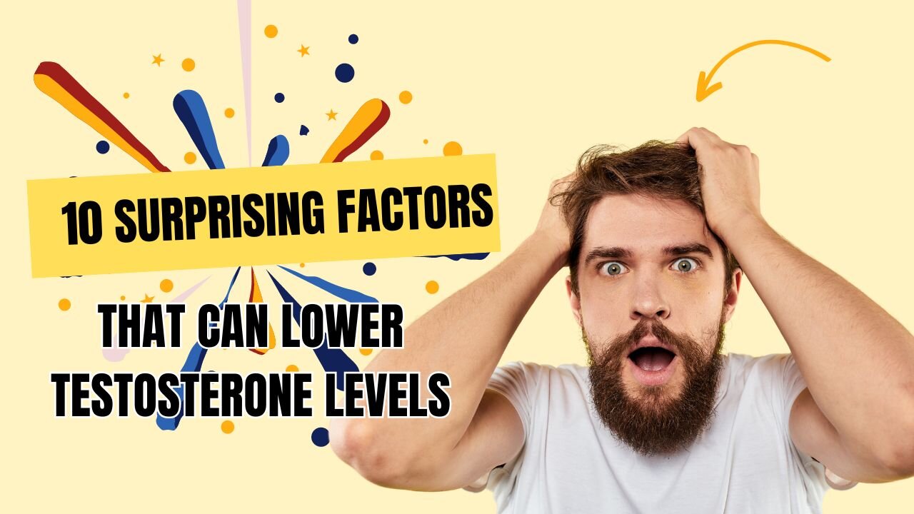 10 surprizing factors That Can Lower Testosterone Levels Raindrops1.com #malehealth #testosterone
