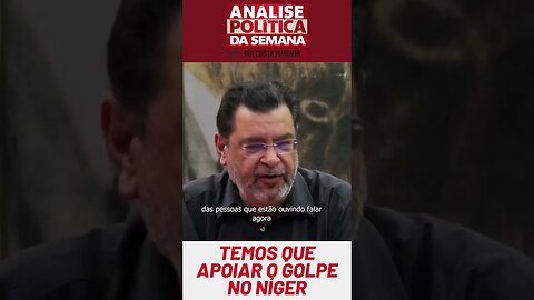 Quem não apoia o golpe no Níger está a favor do imperialismo