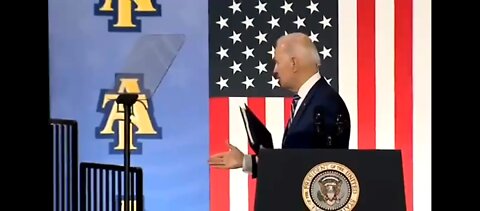 Joe Biden greets the air - Funny Video
