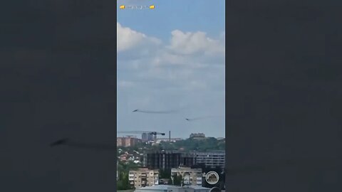 🇷🇺🤙Су-25 в небе над Донецком🤙🇷🇺 #спецоперация #донбасс #фидshorts #днр #лнр #донецк#донецкаяобласть