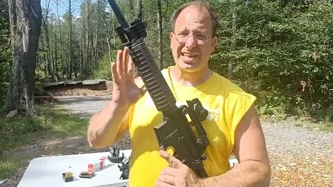 AR-15 with Plastic Handguard for a Hot Summer