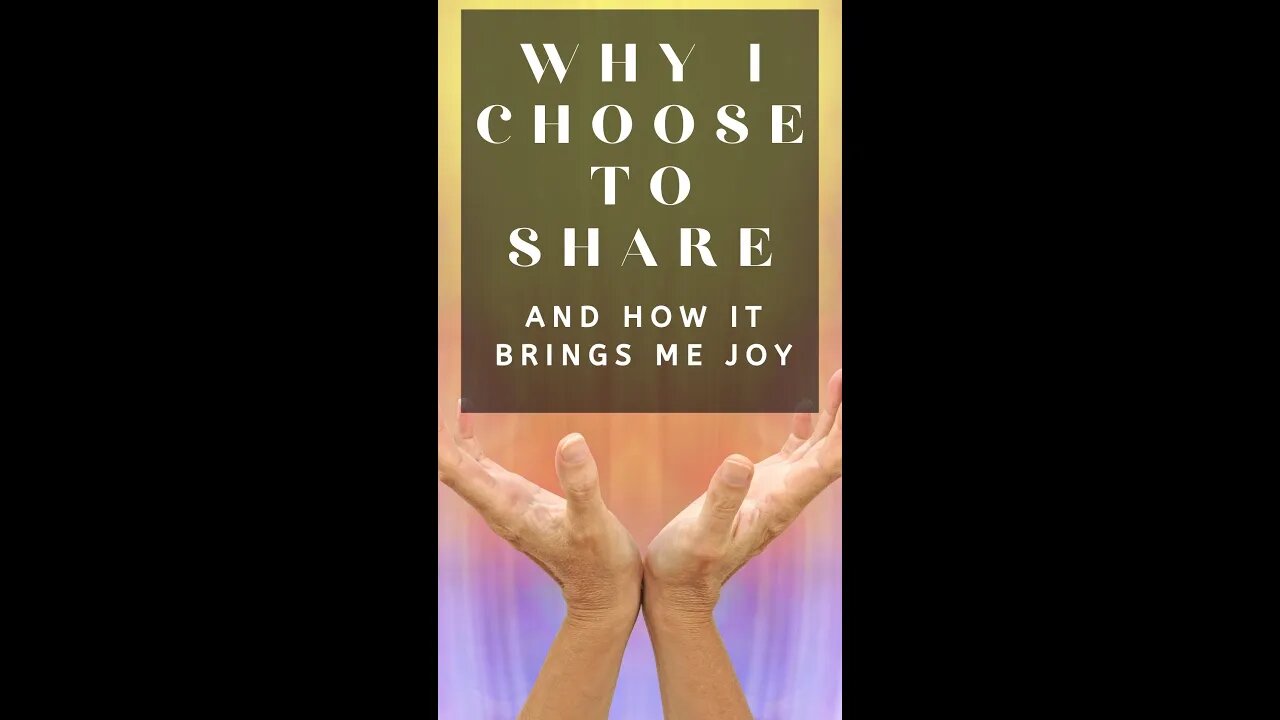 Why I Still Choose to Share