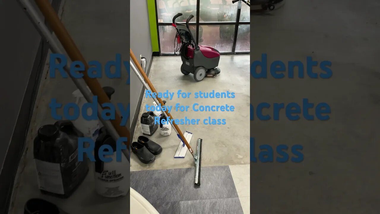 Concrete refresher training at Gem Supply in Tampa today