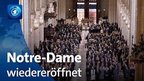 Kathedrale Notre-Dame mit viel politischer Prominenz wiedereröffnet