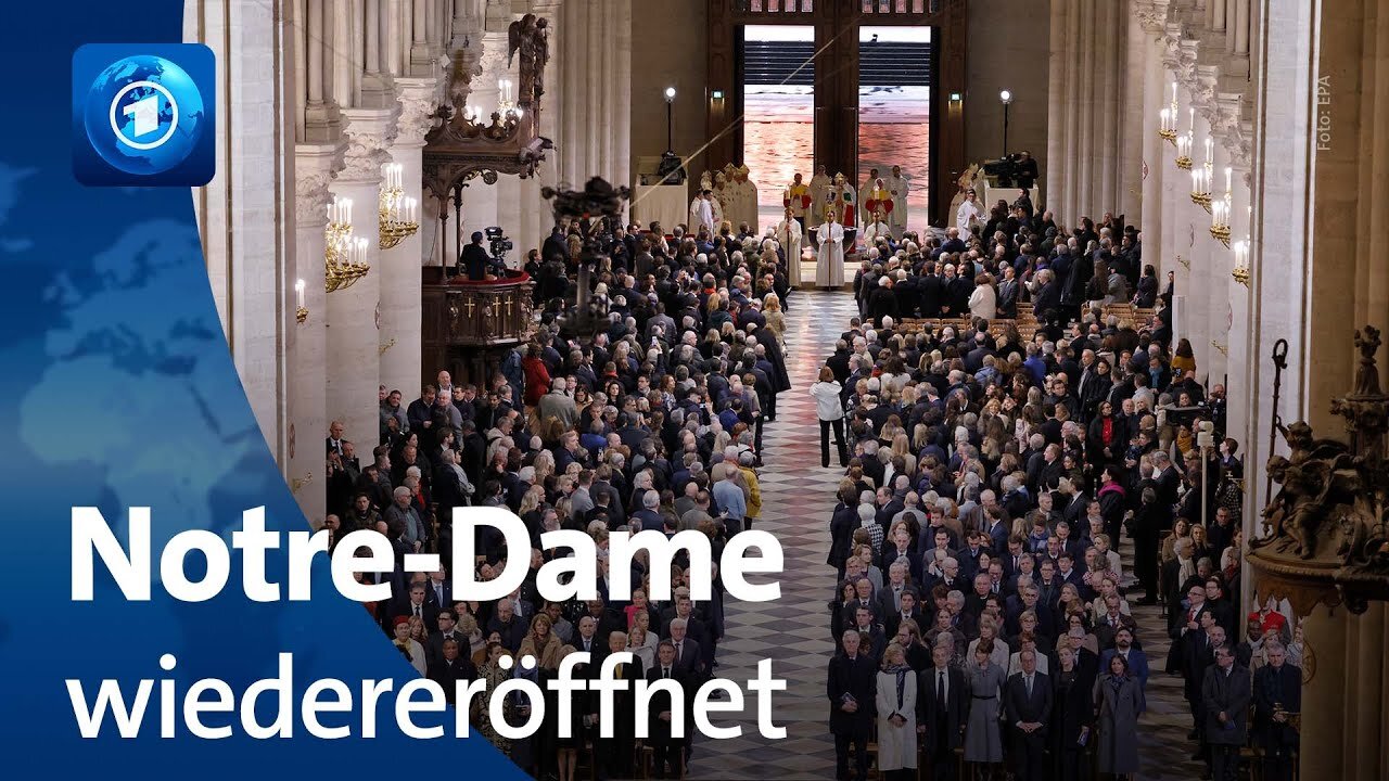 Kathedrale Notre-Dame mit viel politischer Prominenz wiedereröffnet