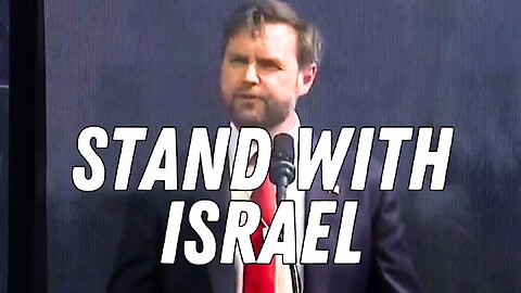 WATCH: Senator JD Vance Speaks at 'Stand with Israel' Rally