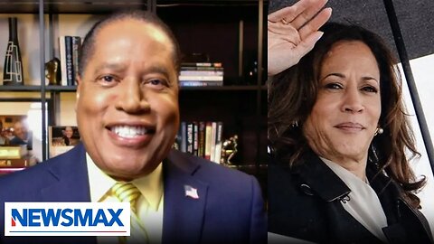 Larry Elder predicts liberal media's Kamala for President narrative | Rob Schmitt Tonight