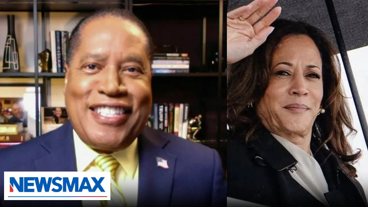 Larry Elder predicts liberal media's Kamala for President narrative | Rob Schmitt Tonight