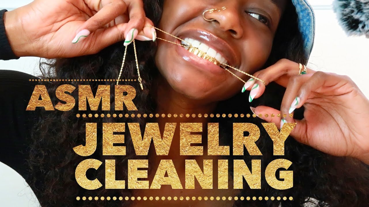 [ASMR] CLEANING MY GOLD JEWELRY