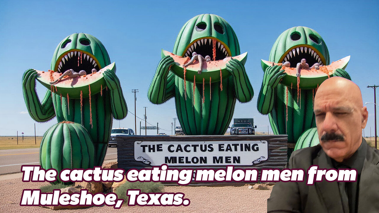 The cactus eating melon men from Muleshoe, Texas.- EP711