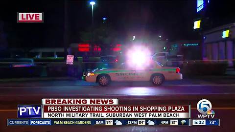 Man fatally shot at shopping plaza in suburban West Palm Beach