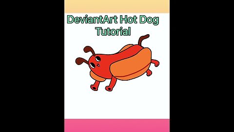 DeviantArt Hot Dog Tutorial Challenge #artchallenge #arttutorial #deviantart