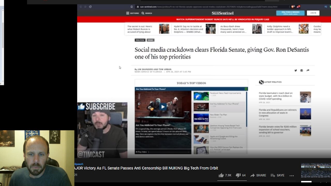 Texas and Florida politicians virtue signal and do nothing. Tim Pool