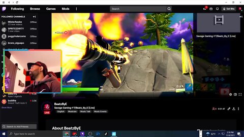 SAVAGE GAMING-YT LIVE FORTNITE