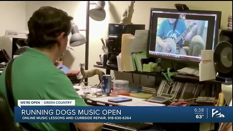 We're Open Green Country: Running Dogs Music Offers Virtual Lessons Amid Pandemic