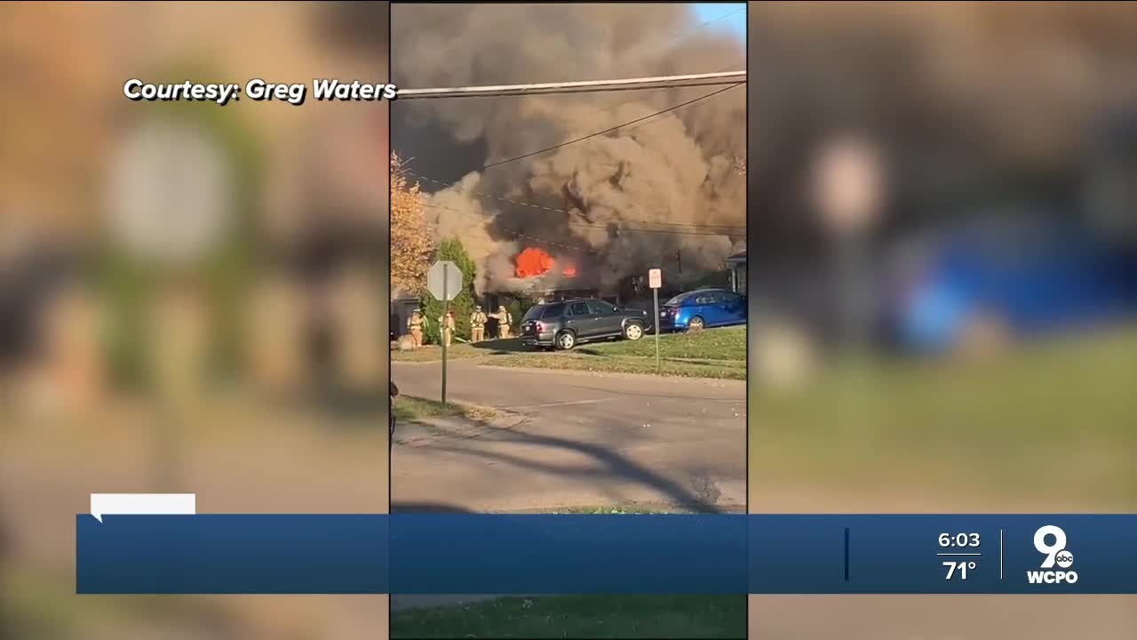 Homeowner hospitalized after dramatic fire