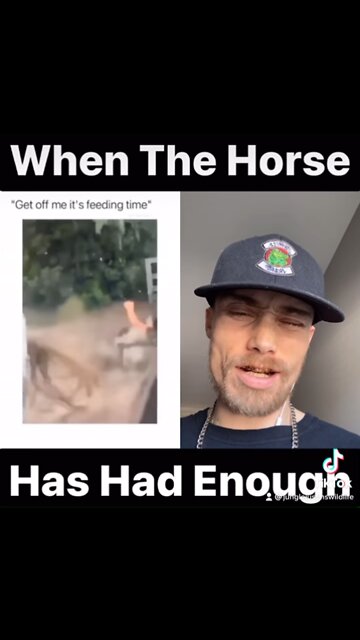 When the horse has had enough