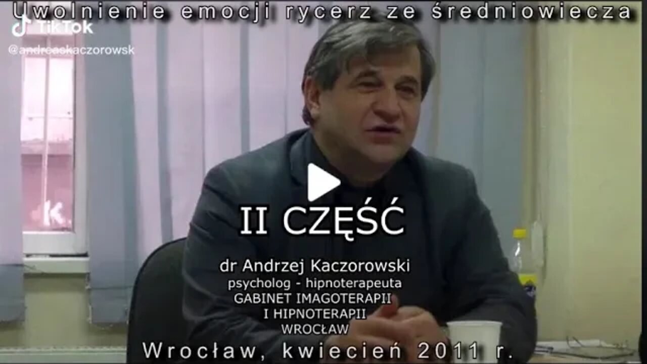 REINKARNACJA I EGZORCYZMY - UWOLNIENIE EMOCJI,RYCERZA ŚREDNIOWIECZA W POPRZEDNIM WCIELENIU/CZĘŚĆ II/