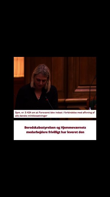 Tine Bramsen INDRØMMER hendes egen og Mette Frederiksens kriminelle handlinger ved at snakke udenom.