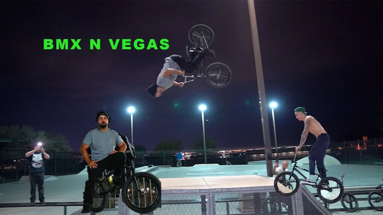 LAS VEGAS Bmx session at MORRELL skatepark