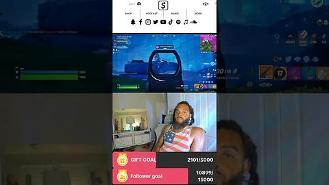 Rock Mercury plays Fortnite, live with Rockers and Mercurians on TikTok