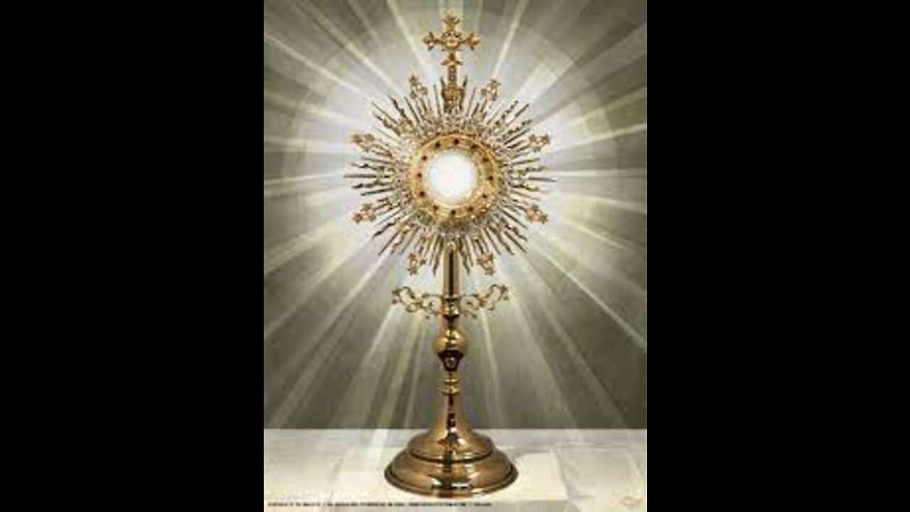 The Eucharist, Monstrance, Tabernacle and Osiris / Baal hybrid communion belief