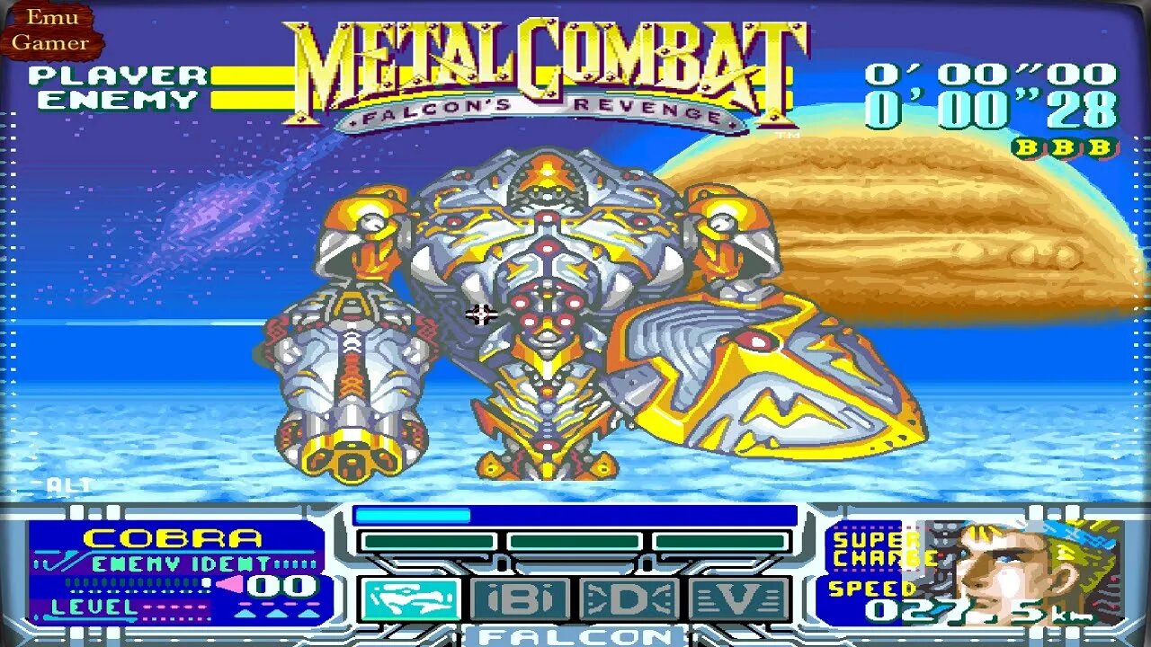 Metal Combat Falcon's Revenge 1993 (Snes) - Full Playthrough (RetroArch)