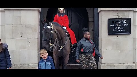 Tourist did not like being told what to do by police. I am trying to stop you being run over
