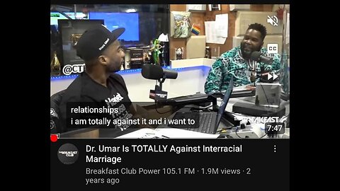 Dr. Umar Might Be Racist... Just a Little LOL! #funny #comedy #comedyvideo #meme #memes #funnyvideo