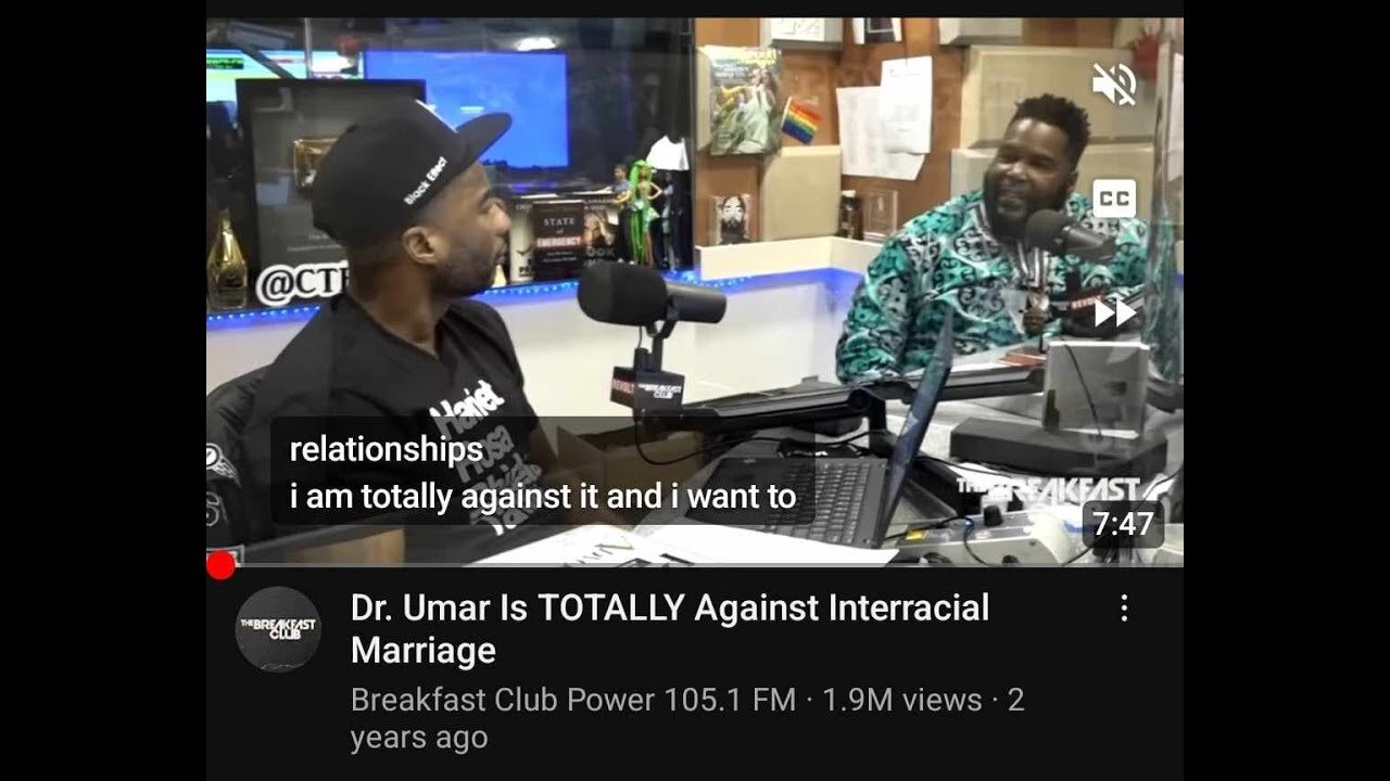 Dr. Umar Might Be Racist... Just a Little LOL! #funny #comedy #comedyvideo #meme #memes #funnyvideo