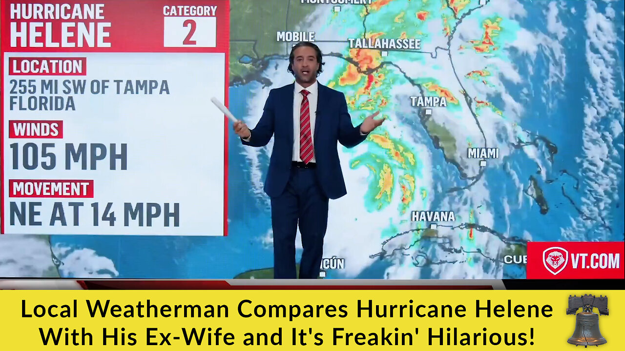 Local Weatherman Compares Hurricane Helene With His Ex-Wife and It's Freakin' Hilarious!