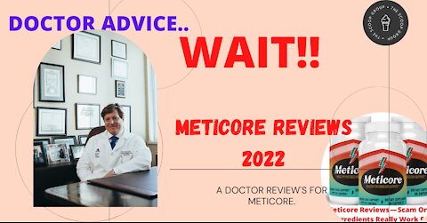 eticore Reviews 2021 💊 Is it SCAM or LEGIT? 🔴 MY HONEST METICORE REVIEW AS A RESEARCHER