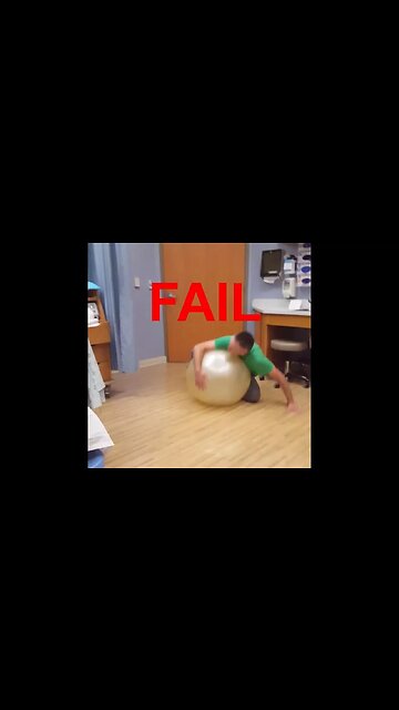 Exercise Birthing Ball FAIL