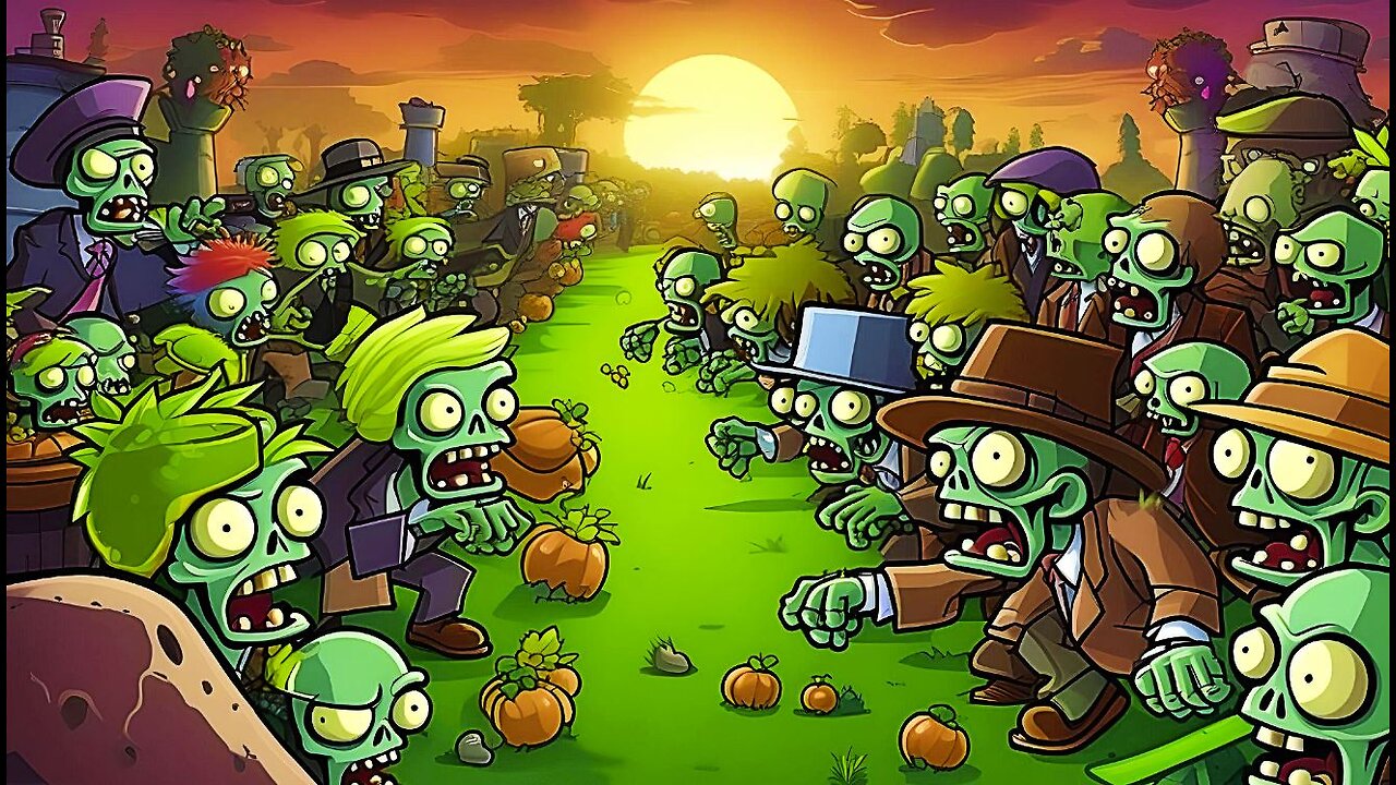 Plants VS Zombie 🌻🧟 #-#. Зомби съели твои МОЗГИ! ((( Откуда я знал, что газонокосилки тонут...