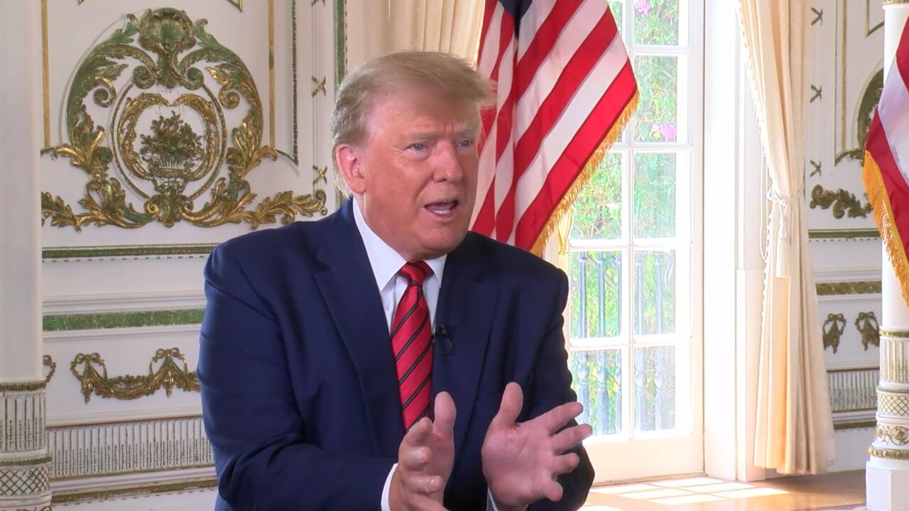 Trump discusses border security under the Biden Administration and the midterm elections