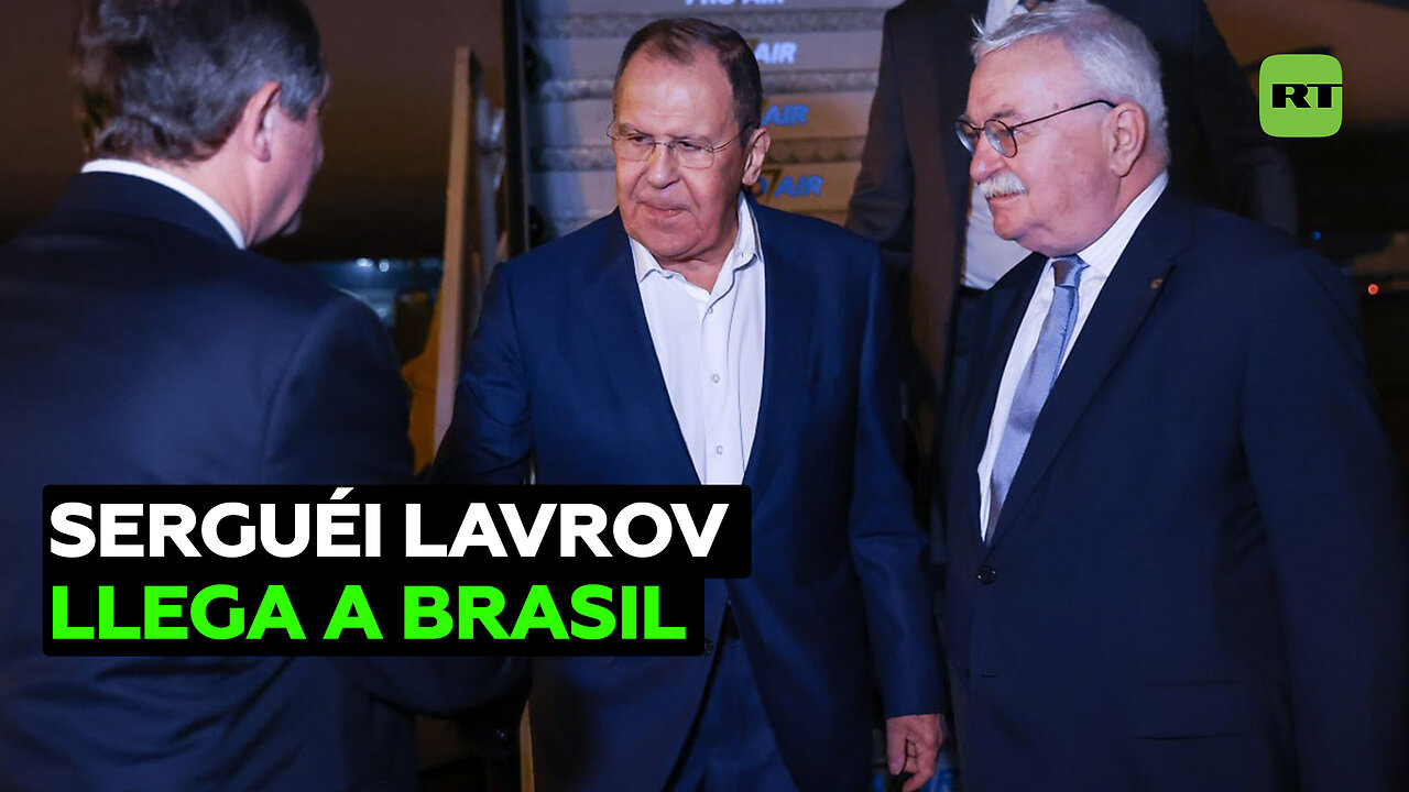 Lavrov llega a Río de Janeiro para participar en una reunión de cancilleres del G20