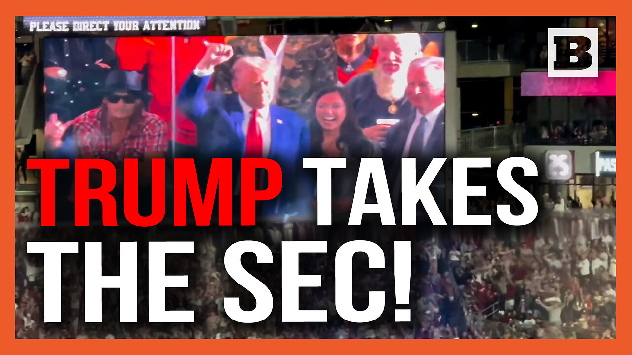 Trump Takes the SEC! Cheering Crowds Greet Trump at Alabama-Georgia Game