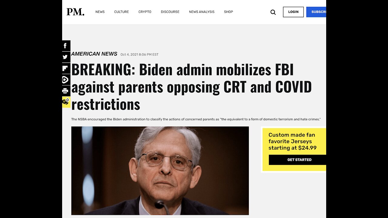 FBI is going after Parents at the request of School Boards