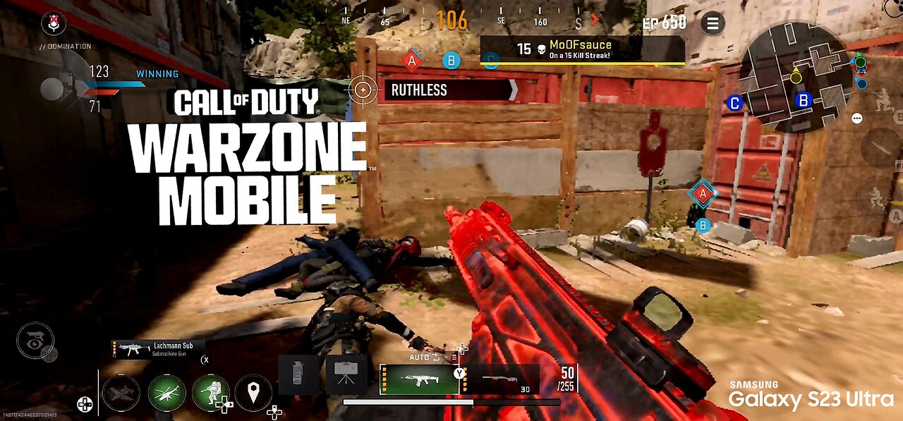 Warzone Mobile Assault Rifle The Furnace MTZ 556 Muiltyplayer gameplay shoothouse.....