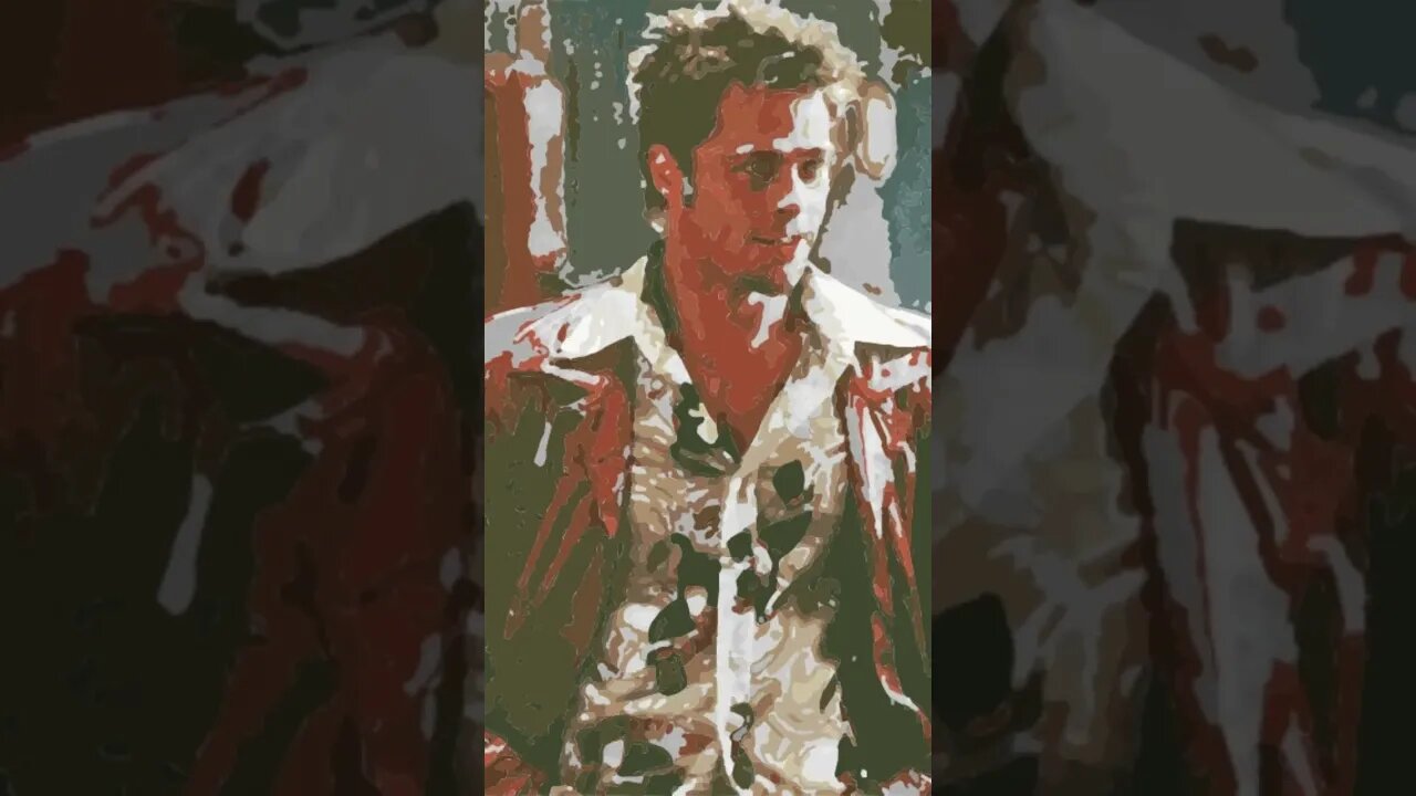 Tyler Durden from the movie Fight Club #movieart #2023art #fightclub