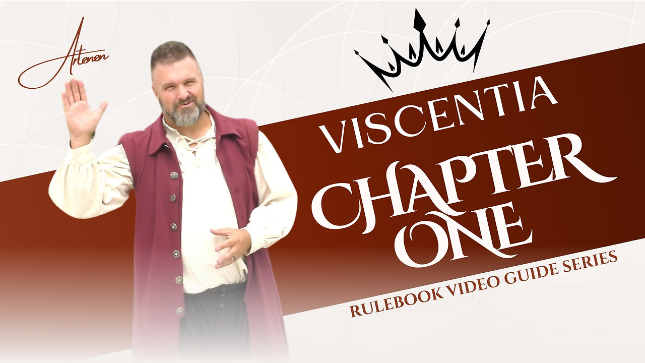 Viscentia Rulebook Chapter 1 Overview Video | Historical Fantasy Larp System | Howto | Start Larping