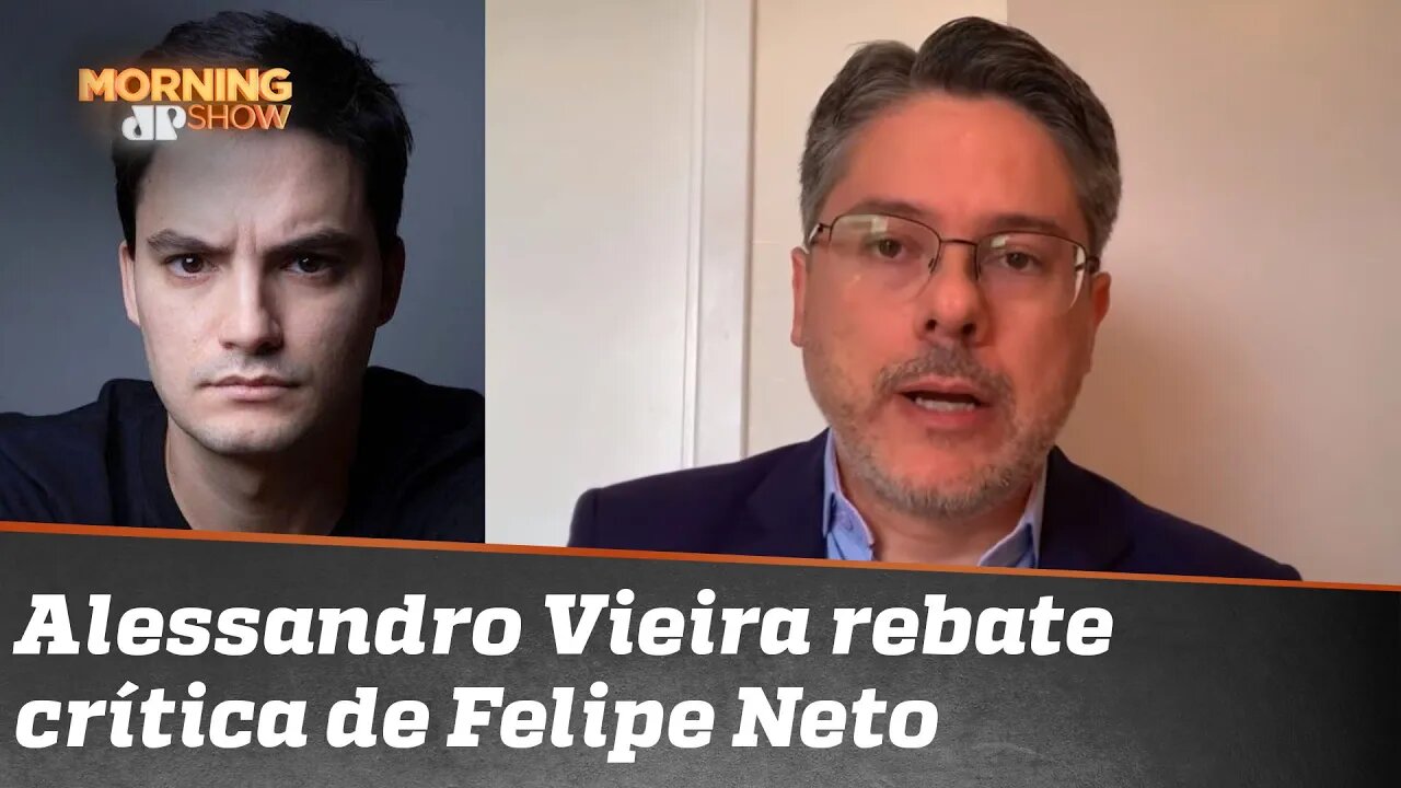 Senador Alessandro Vieira: respeito o comunicador, mas não faz sentido a crítica do Felipe Neto