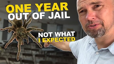 Today marks one year out of jail - not what I expected! But God is at work.