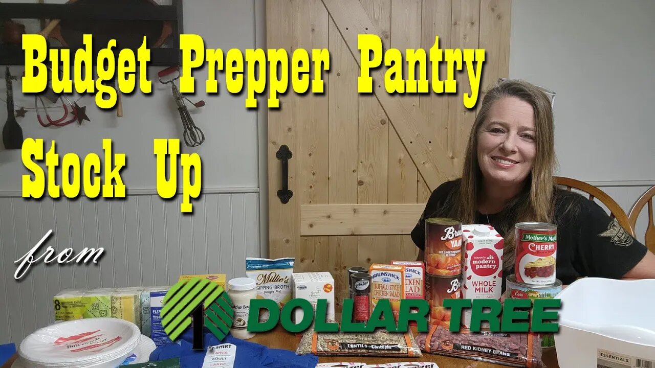 $30 Budget Prepper Pantry Stock Up from Dollar Tree ~ Preparedness