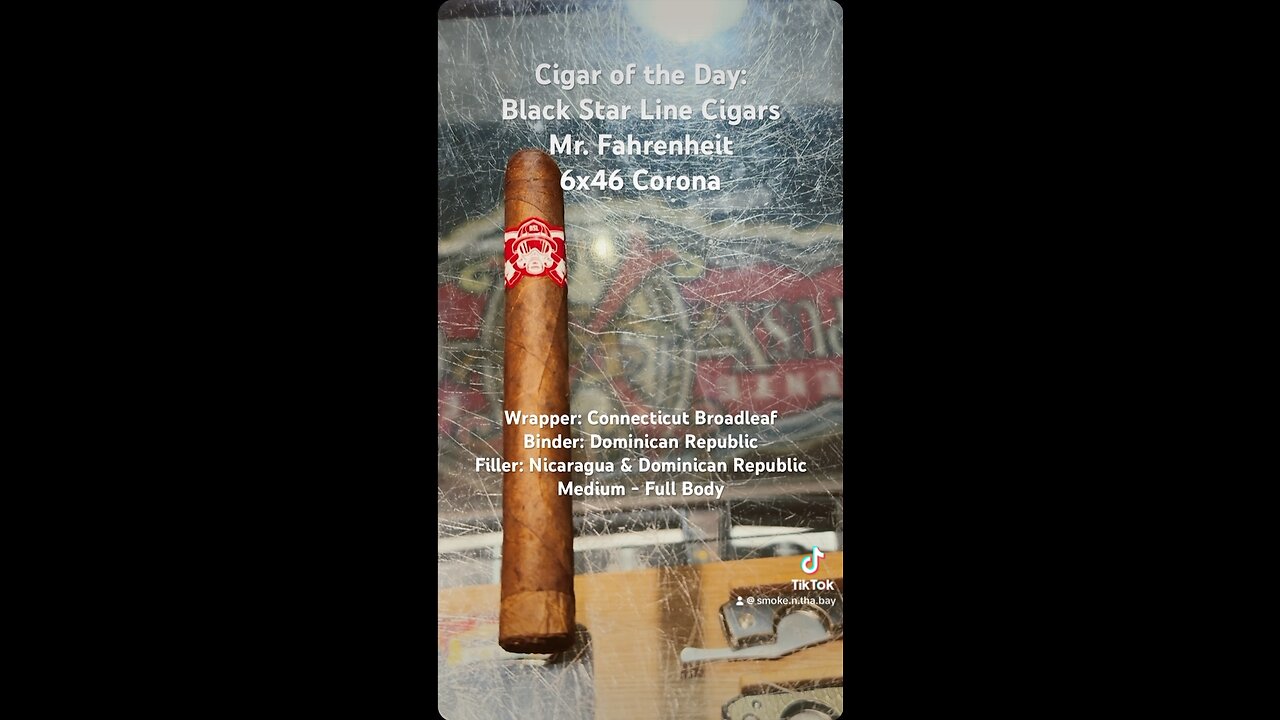 Black Star Line Cigars Mr. Fahrenheit 6x46 Corona #Shorts #Short #CigarOfTheDay #CigarReview