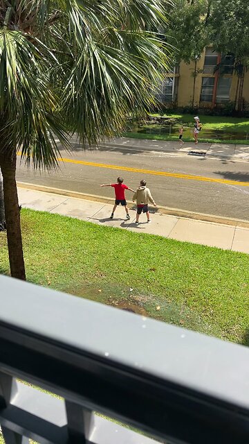 After the heavy rain it’s time for fun.