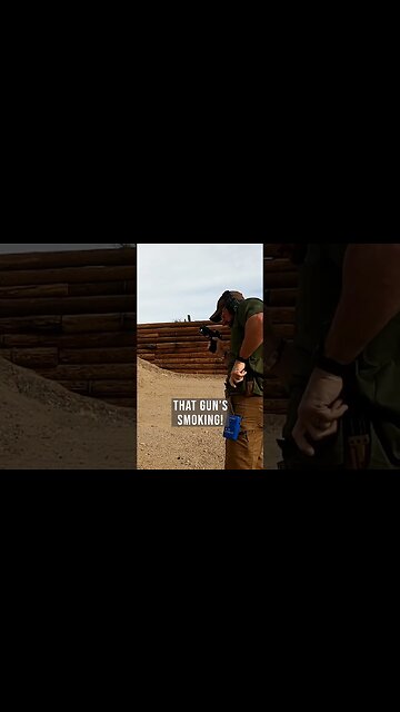 That Gun's Smoking! #shorts